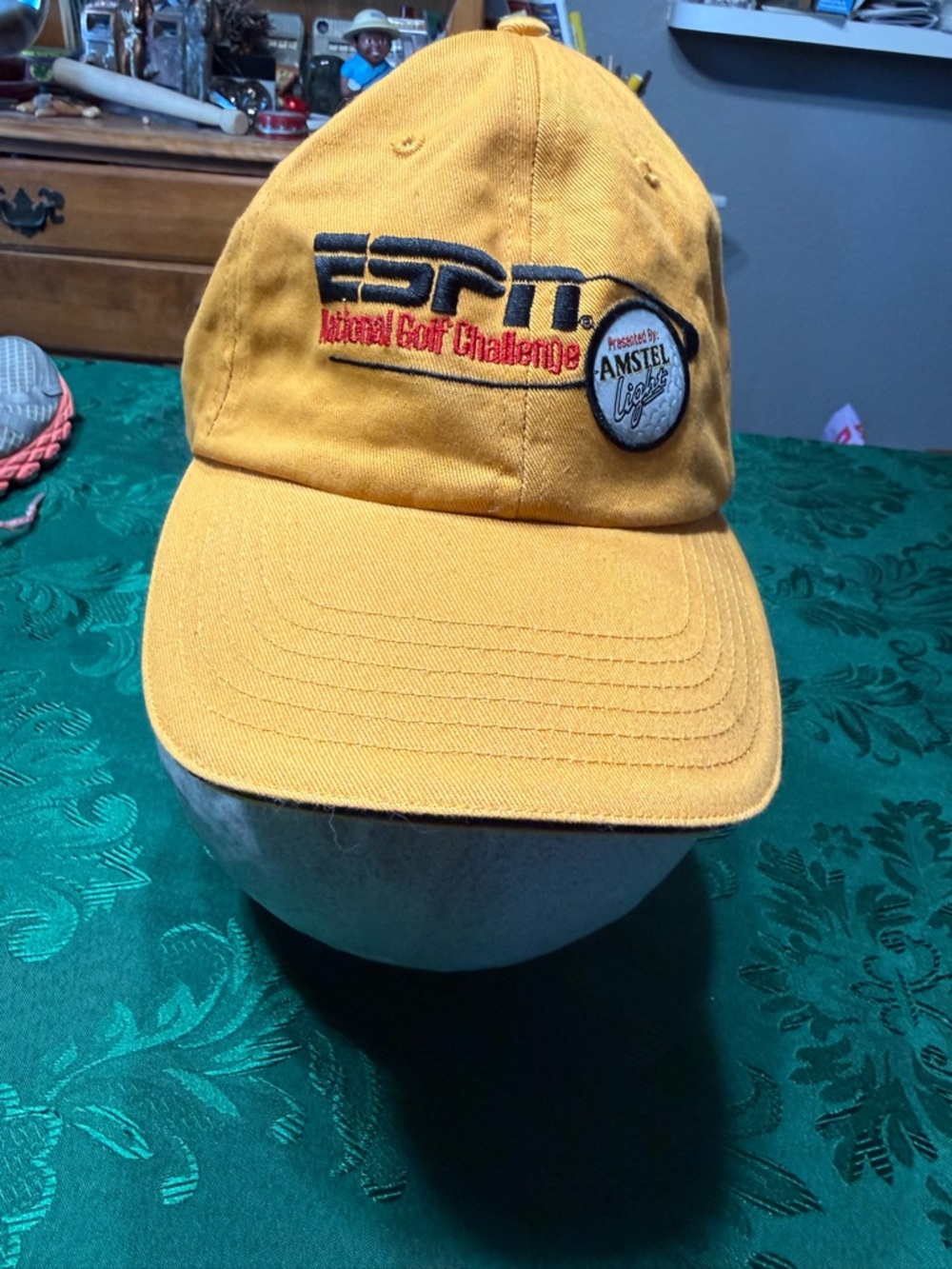 TaylorMade Yellow Embroidered Golf Cap ESPN